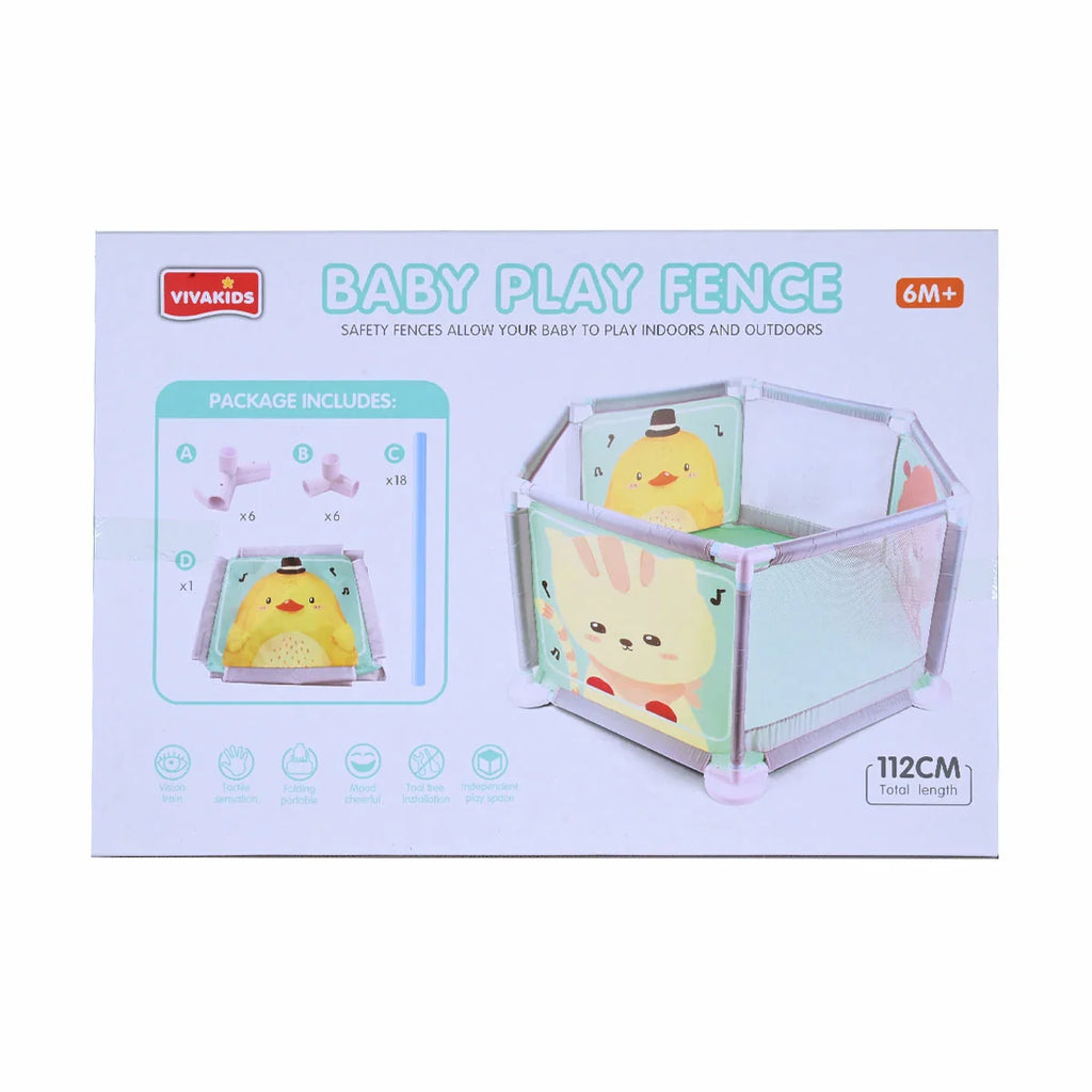 Picture of Vivakids Hexagonal Baby Play Fence: 51CM Safety Height - by Raja Sahib Kids