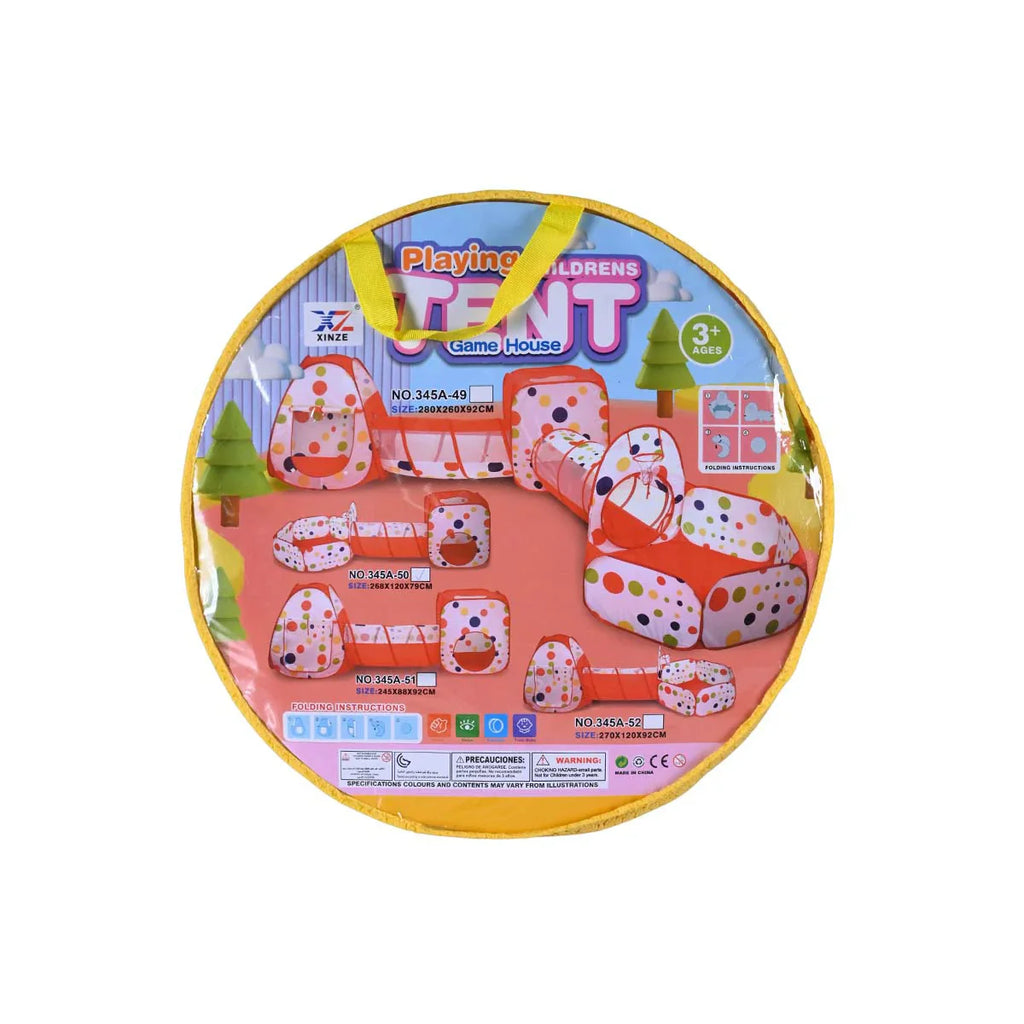 Picture of 3-in-1 Foldable Children's Playing Tent Game House - by Raja Sahib Kids