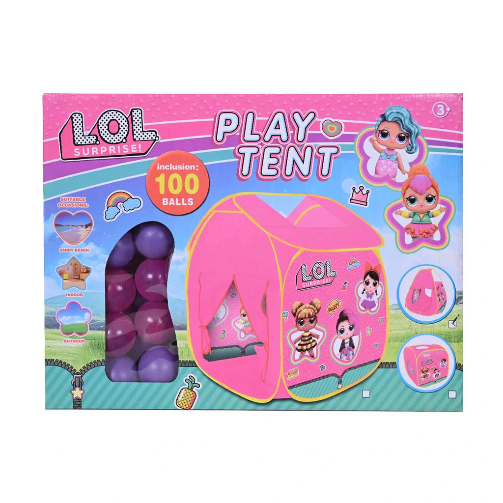 lol tent Lol Surprise Tent With 100 Colorful Balls – Raja Sahib Kids