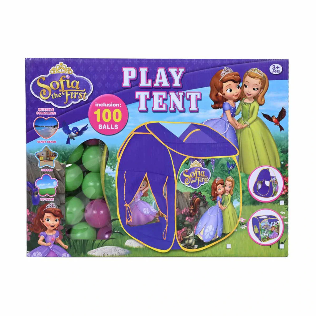 Picture of Sofia The First Tent House 100 Colorful Balls - by Raja Sahib Kids