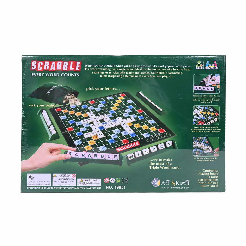 Picture of Scrabble Crossword Board Game - by Raja Sahib Kids