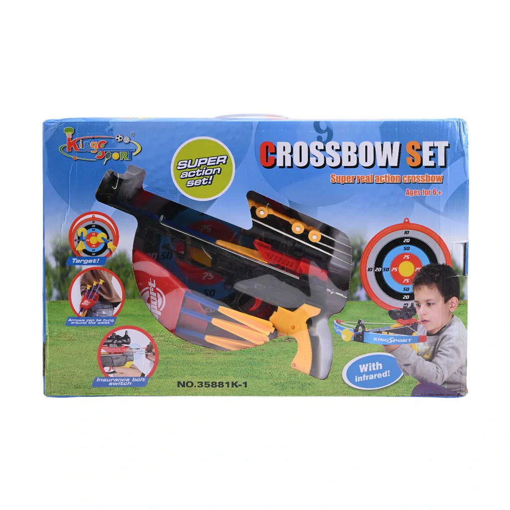Picture of Kings Sport Super Action Crossbow Set - Toy Archery with Infrared and Target - by Raja Sahib Kids