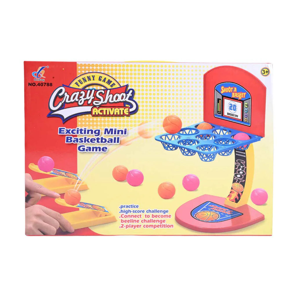 Picture of Crazy Shoot Activate Mini Basketball Game - 2-Player Competition - by Raja Sahib Kids