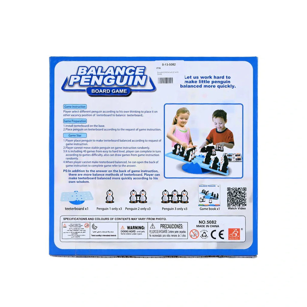 Picture of Balance Penguin Board Game: The Ultimate Balancing Challenge - by Raja Sahib Kids