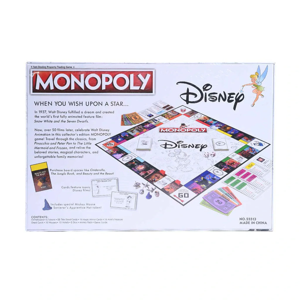 Picture of MONOPOLY: Disney Animation Collector's Edition Property Trading Game - by Raja Sahib Kids