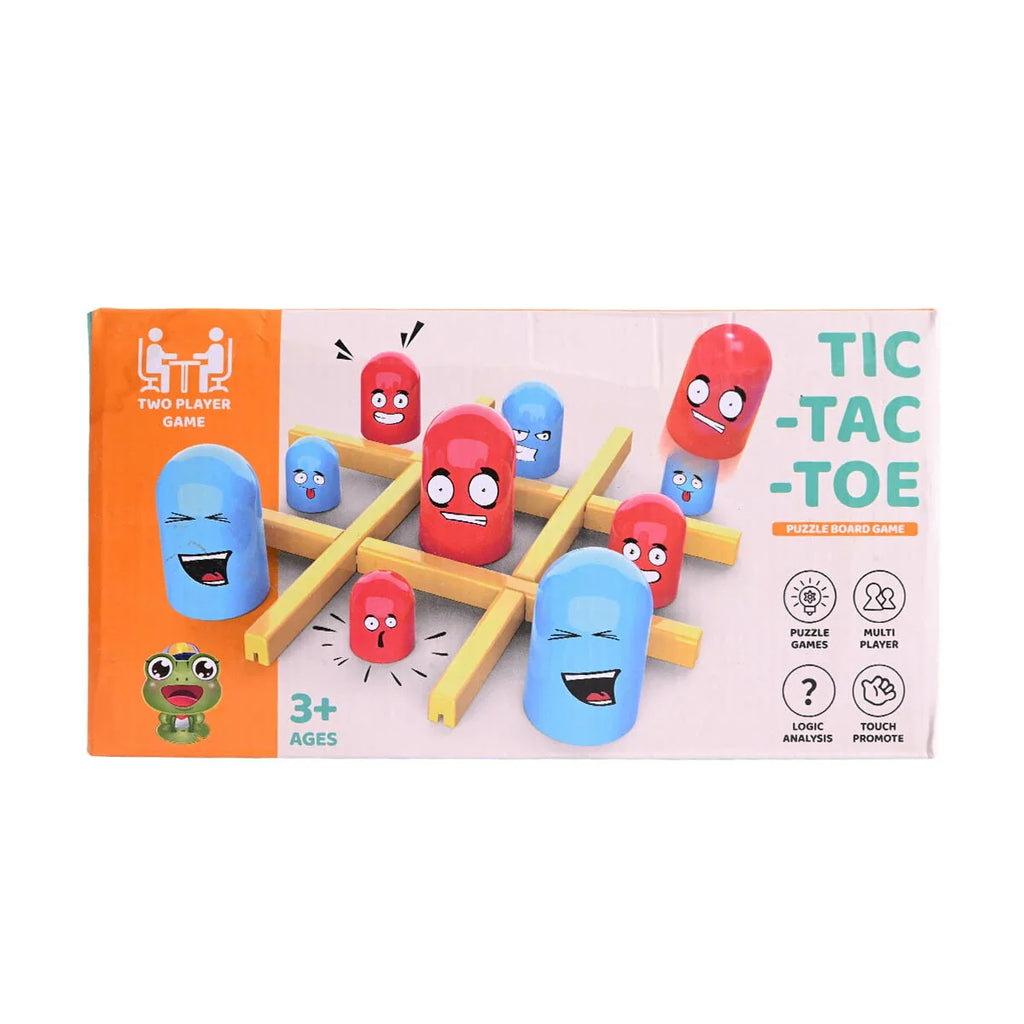 Picture of Strategic Two Player Game: Tic-Tac-Toe Puzzle Board Game | Logic Analysis & Multi-Player Engagement (Ages 3+) - by Raja Sahib Kids