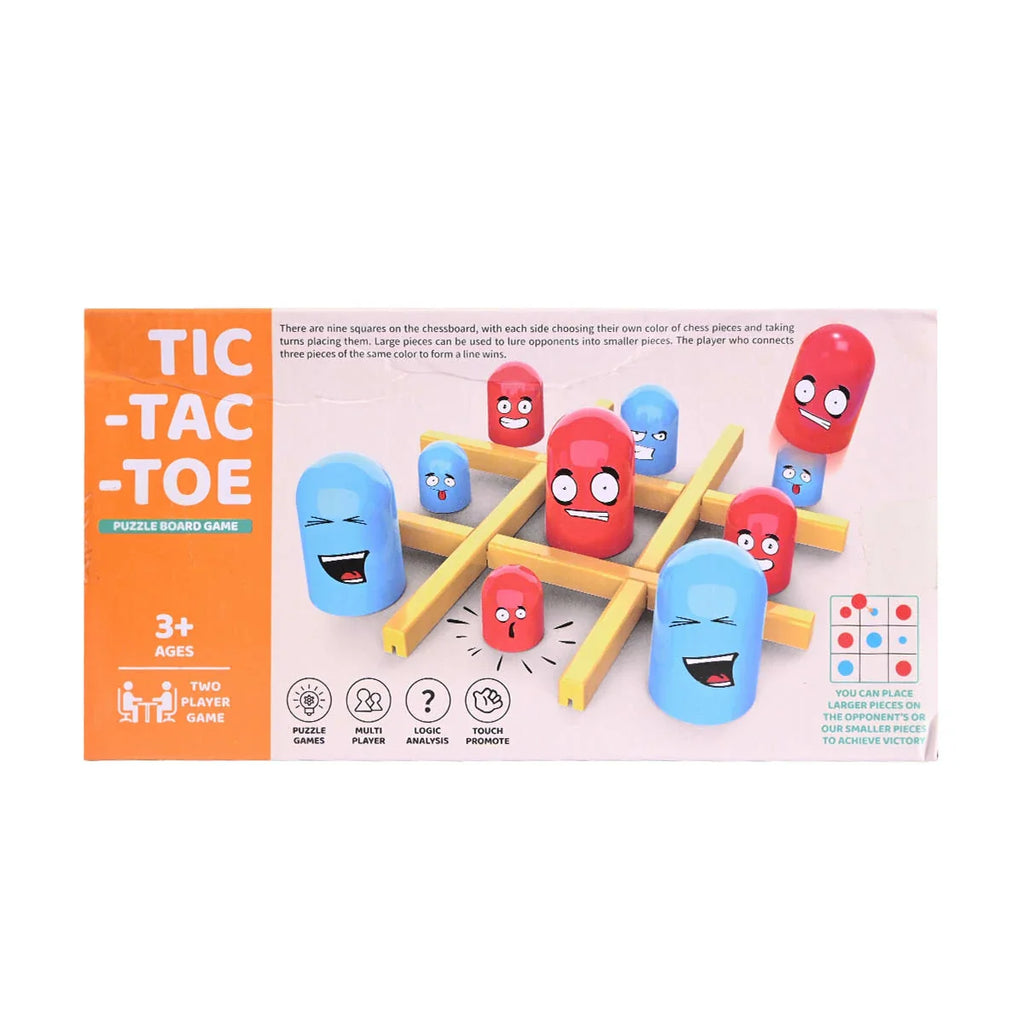 Picture of Strategic Two Player Game: Tic-Tac-Toe Puzzle Board Game | Logic Analysis & Multi-Player Engagement (Ages 3+) - by Raja Sahib Kids