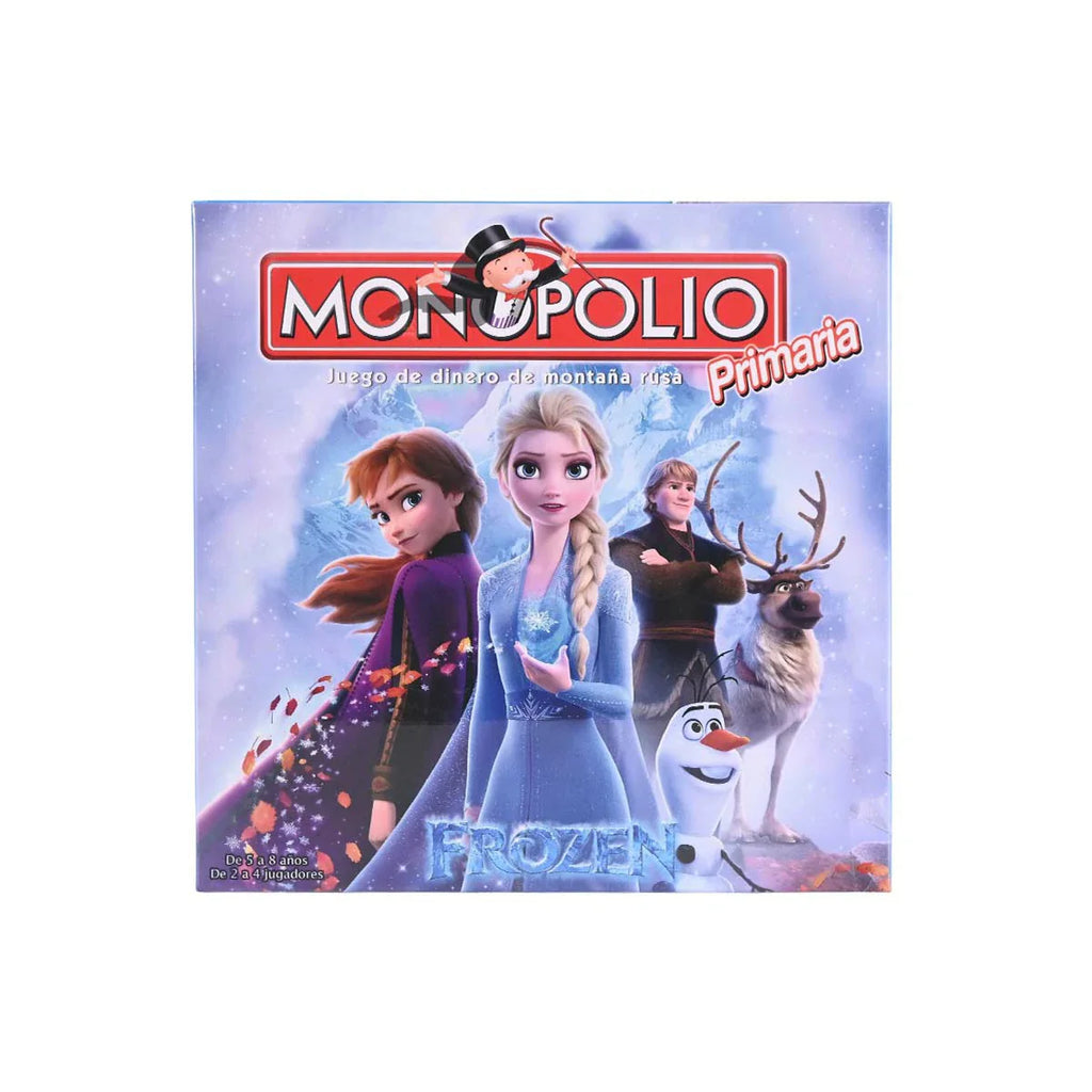 Picture of Monopolio Primaria Frozen Theme -Junior Board Game With Anna & Elsa 2-4 Players - by Raja Sahib Kids