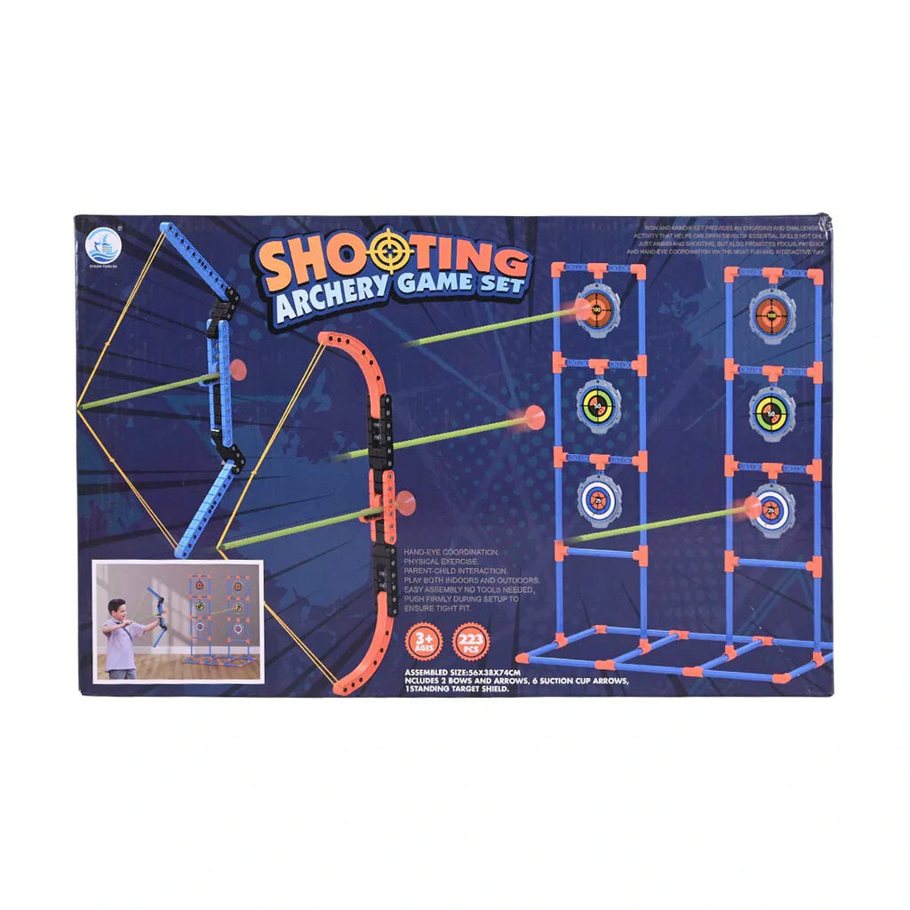 Picture of Shooting Archery Game Set (22 Pcs) – Bow and Arrow Target Practice for Indoor & Outdoor Fun - by Raja Sahib Kids