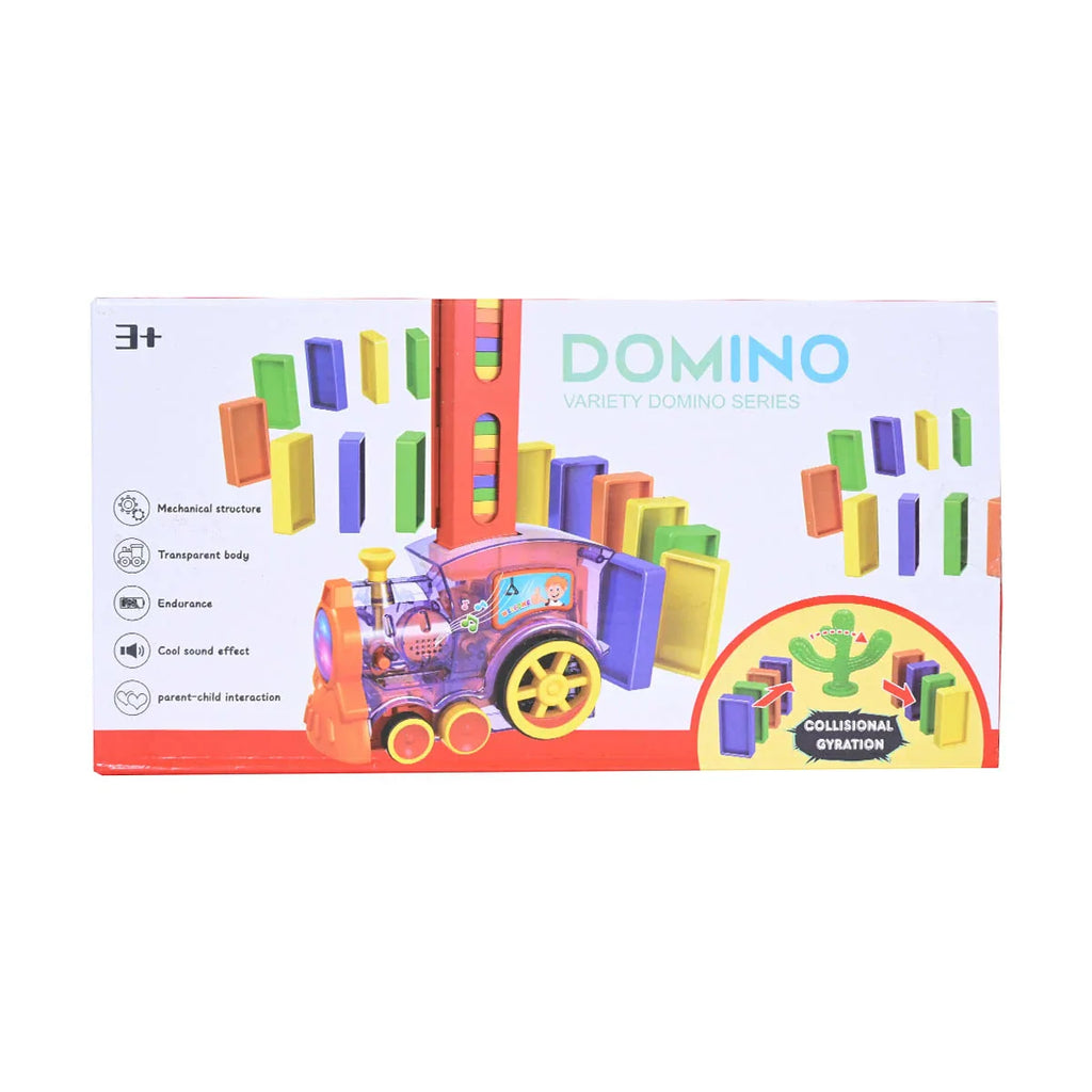 Picture of Domino Train Set - Brick Laying Toy For Kids, Educational And Entertaining Game - by Raja Sahib Kids