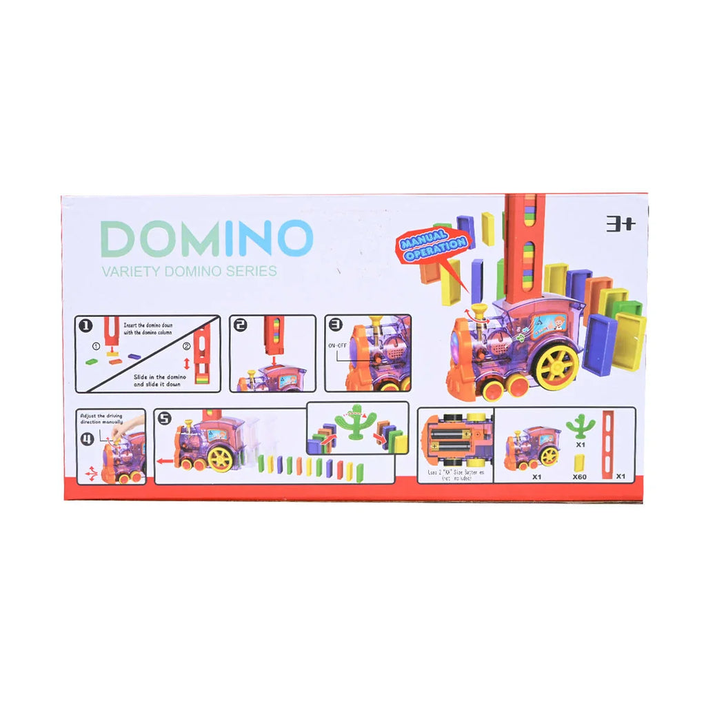 Picture of Domino Train Set - Brick Laying Toy For Kids, Educational And Entertaining Game - by Raja Sahib Kids