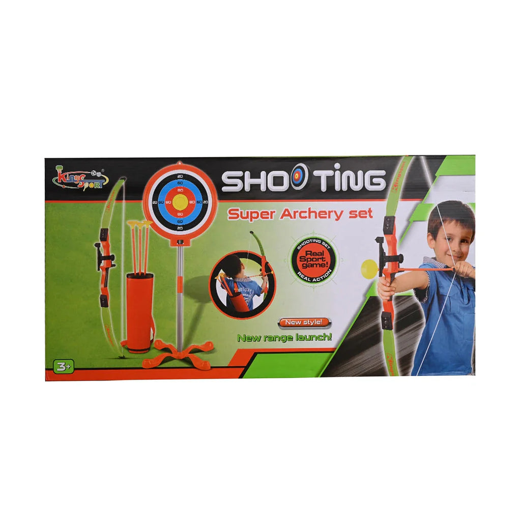 Picture of High Bounce Kids Archery Bow Arrow Toy Set With Targets - by Raja Sahib Kids