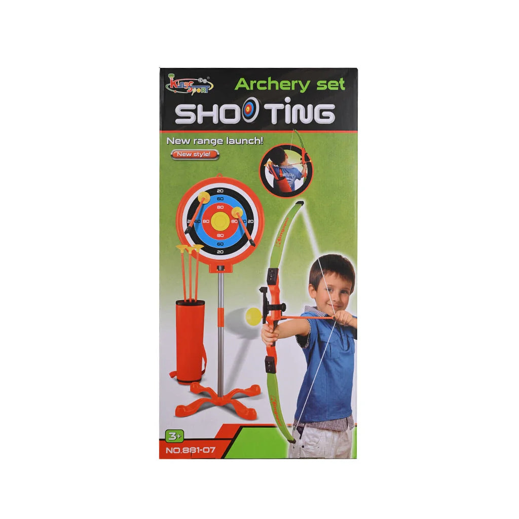 Picture of High Bounce Kids Archery Bow Arrow Toy Set With Targets - by Raja Sahib Kids