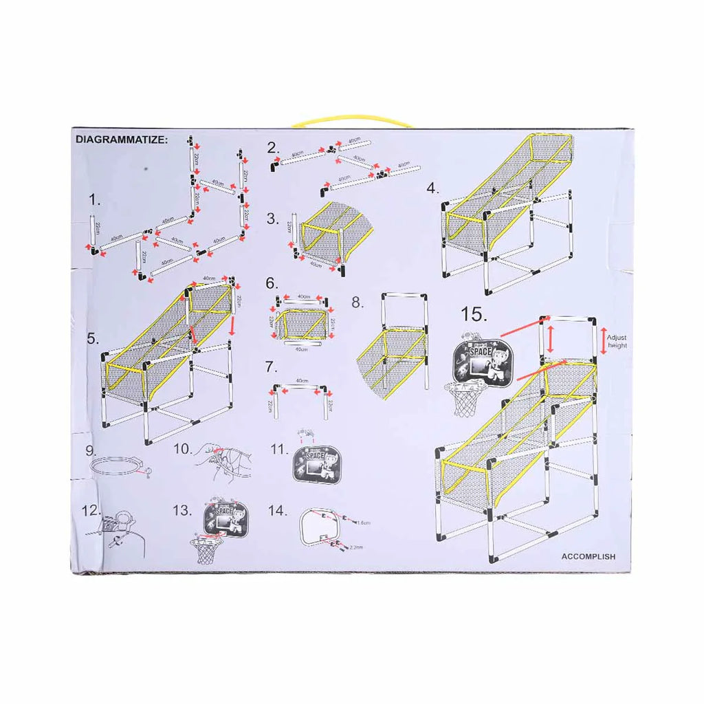 Picture of Interactive Junior Basketball Arcade - Inductor Counting System with Music & Lights - by Raja Sahib Kids
