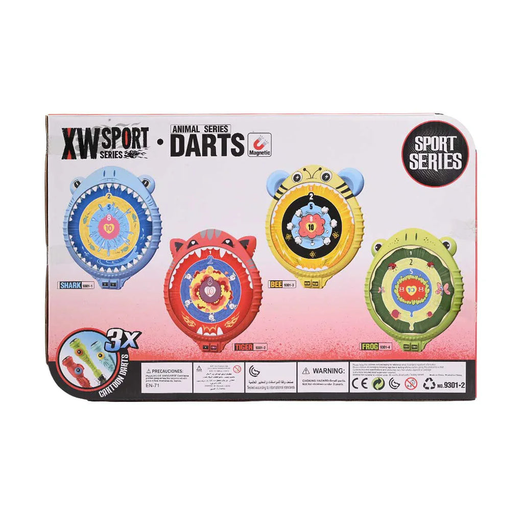 Picture of Sport Series Magnetic Darts Game - Fierce Tiger Target Board for Safe Indoor Play - by Raja Sahib Kids