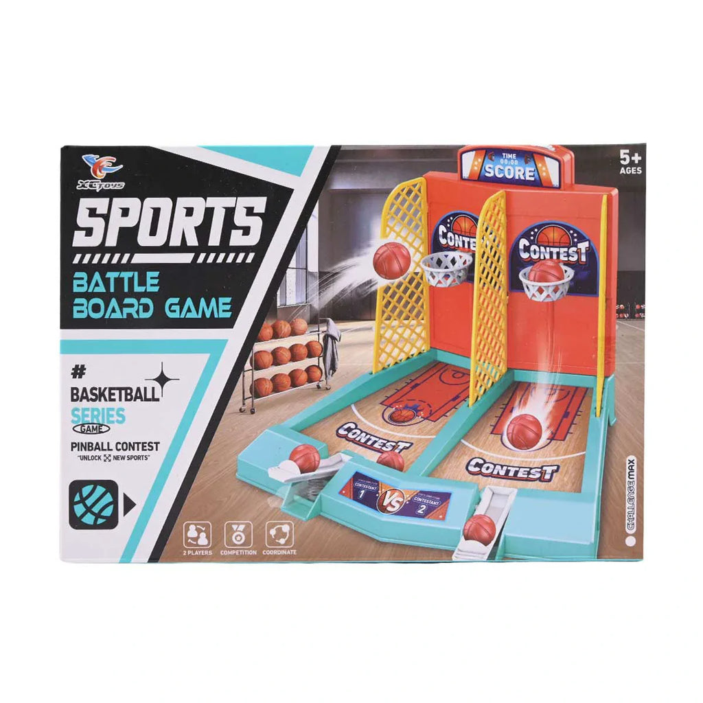 Picture of Sports Battle Board Game Series - Pinball Contest Basketball Challenge (2 Player) - by Raja Sahib Kids