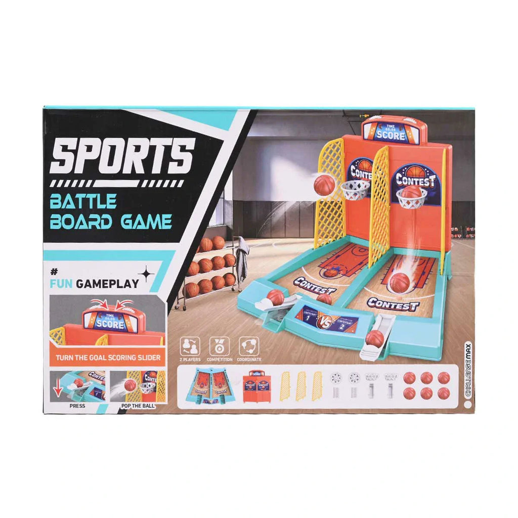 Picture of Sports Battle Board Game Series - Pinball Contest Basketball Challenge (2 Player) - by Raja Sahib Kids