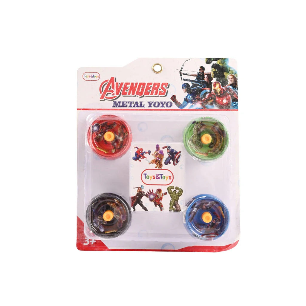 Picture of Avengers 4-Pack Metal Yo-Yo Set Star & Pendulum Skills - by Raja Sahib Kids
