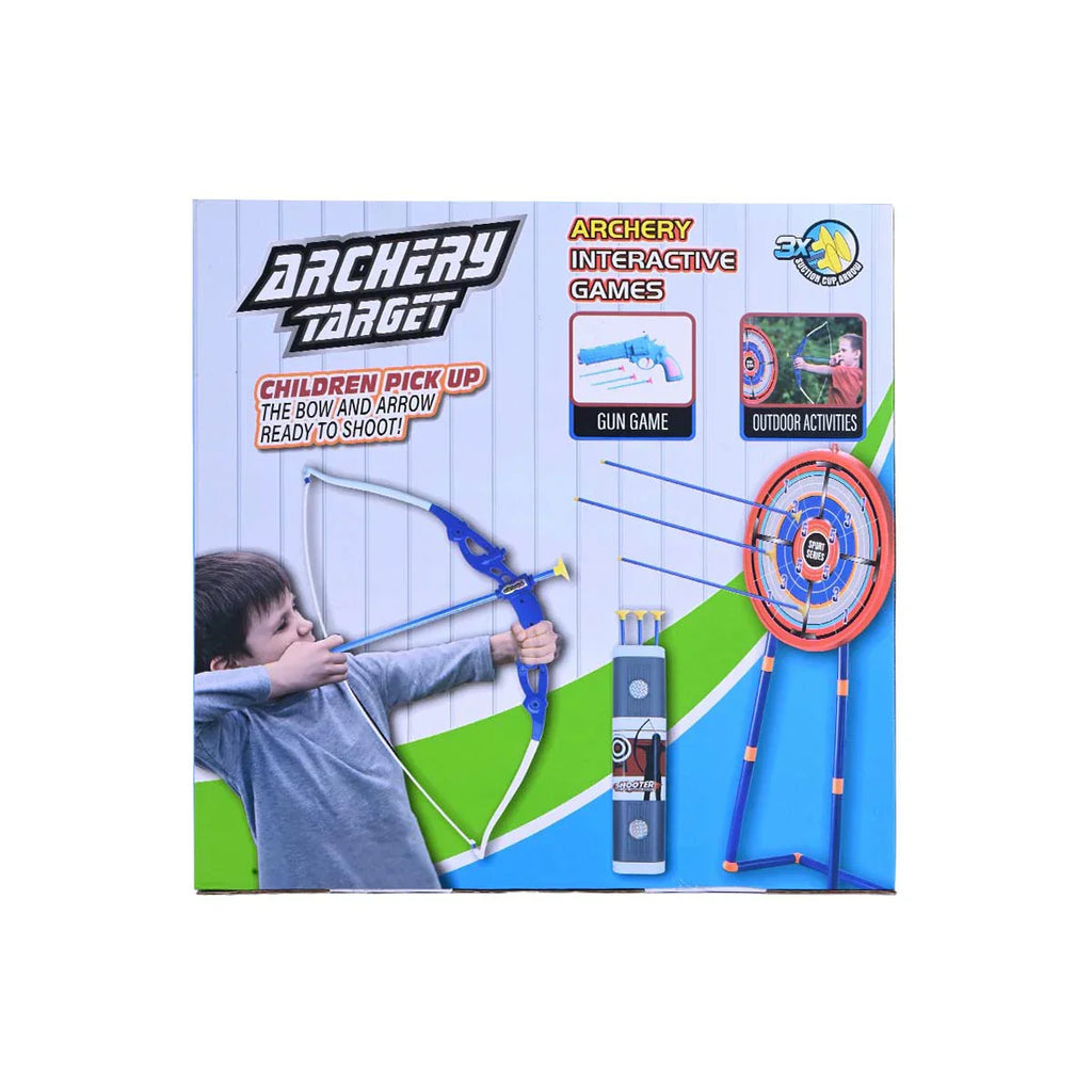 Picture of Archery Target Interactive Games Set: Bow, Arrows, Quiver & Freestanding Target - by Raja Sahib Kids