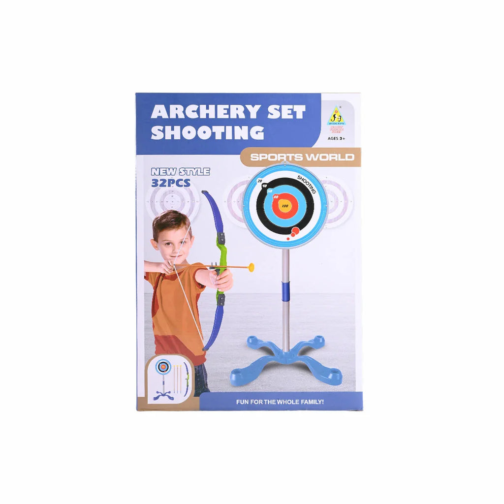 Picture of 32-Piece Sports World Archery Set: New Style Bow & Arrow Target Practice Kit (Ages 3+) - by Raja Sahib Kids