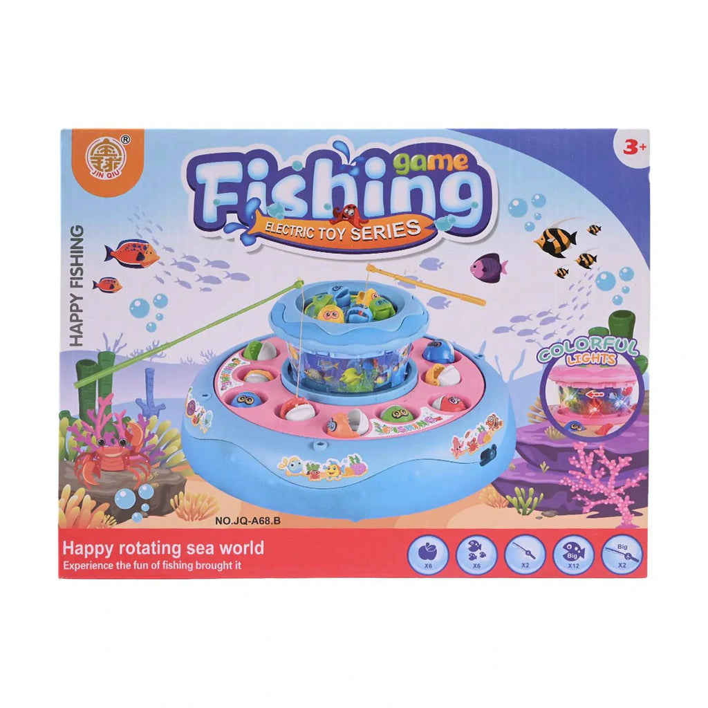 Picture of Multi-Player Fruit & Fish Catching Set with Colorful Lights - by Raja Sahib Kids