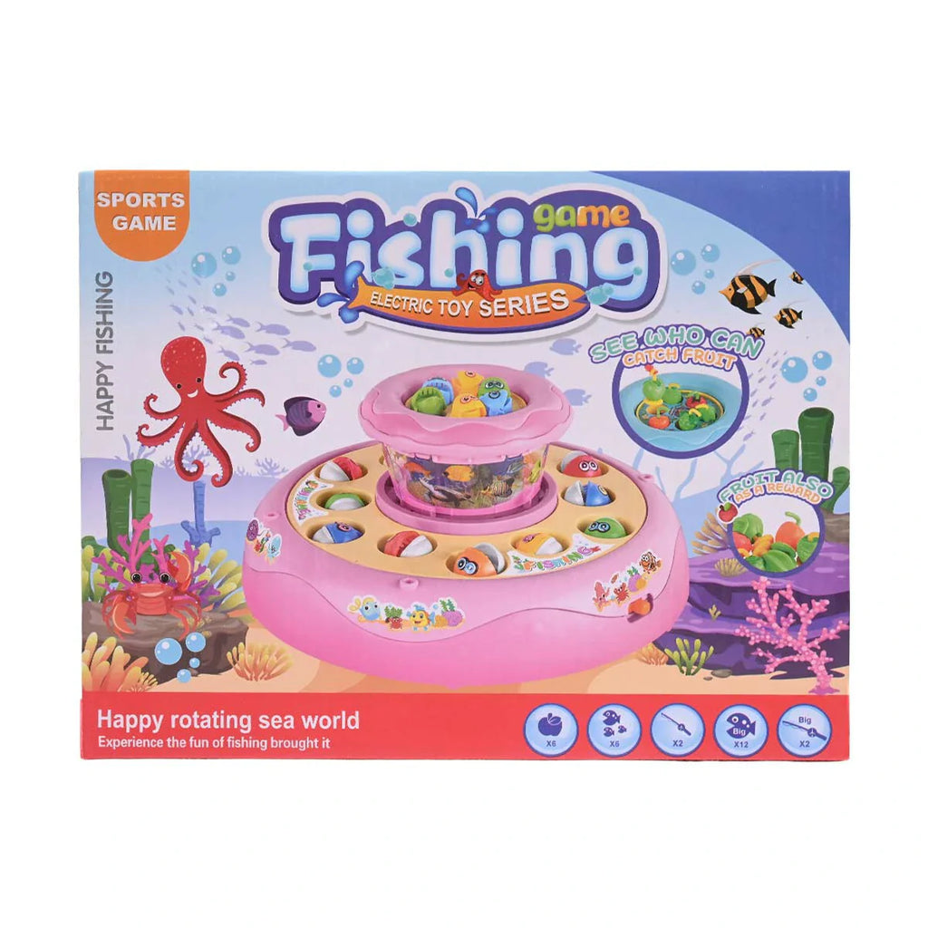 Picture of Multi-Player Fruit & Fish Catching Set with Colorful Lights - by Raja Sahib Kids