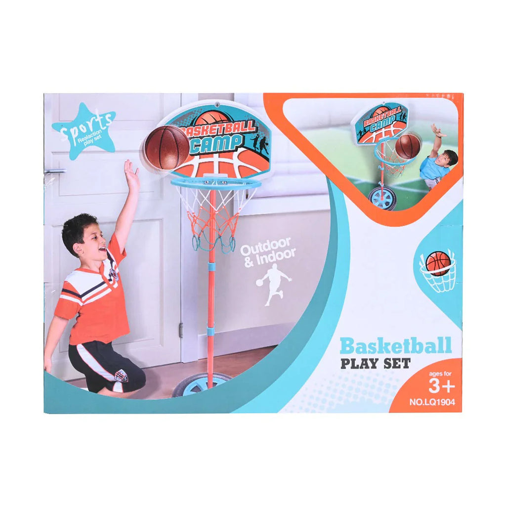 Picture of Sport Kids Basketball Hoop Net Set Backboard Stand Children - by Raja Sahib Kids