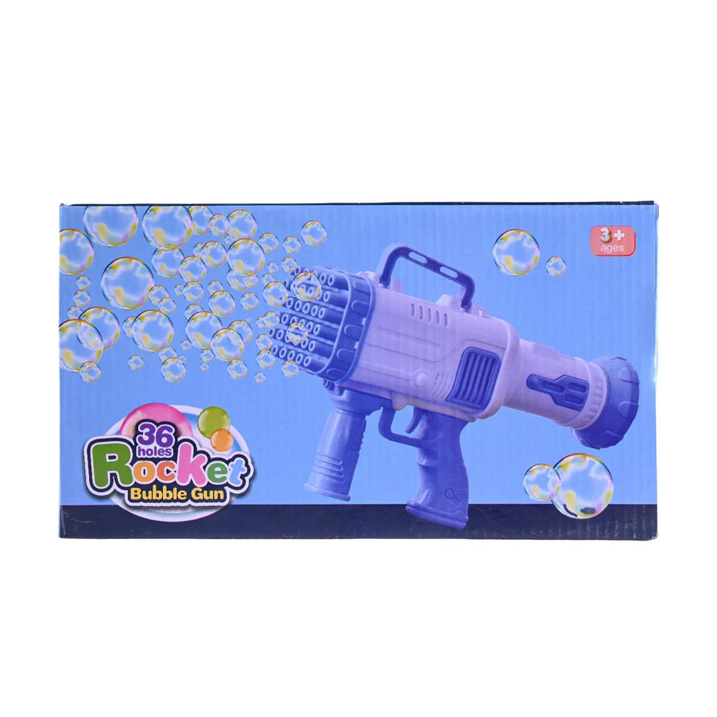 Picture of 36-Hole Rocket Bubble Gun Blaster - High-Output Automatic Bubble Maker - by Raja Sahib Kids