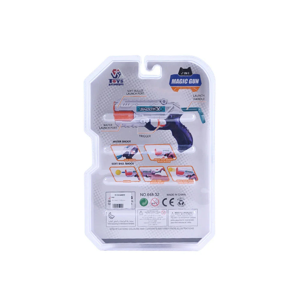 Picture of Shootfx 2-in-1 Magic Gun: Soft Ball & Water Blaster - by Raja Sahib Kids