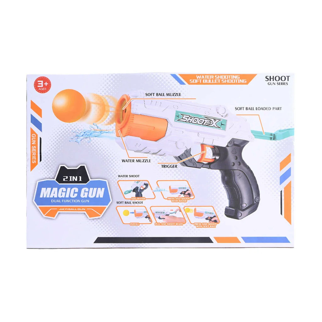 Picture of Soft Ball Shooting & Water Blaster with Bowling Target Game - by Raja Sahib Kids