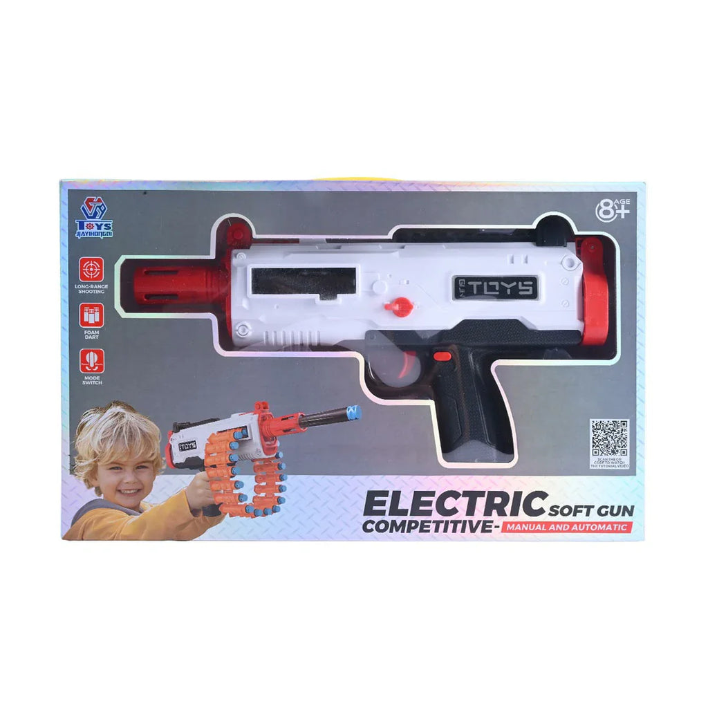Picture of Competitive Electric Soft Gun: Manual and Automatic Foam Dart Blaster - by Raja Sahib Kids