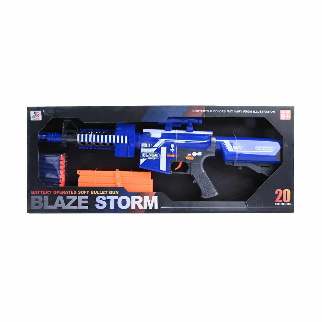 Picture of Blaze Storm Battery Operated Soft Bullet Gun: High-Speed Rifle Blaster - by Raja Sahib Kids