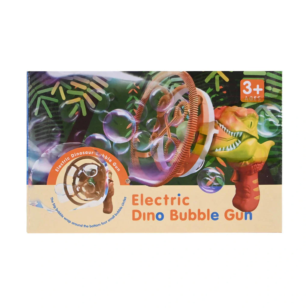 Picture of Electric Dino Bubble Gun - Dinosaur Bubble Blaster - by Raja Sahib Kids