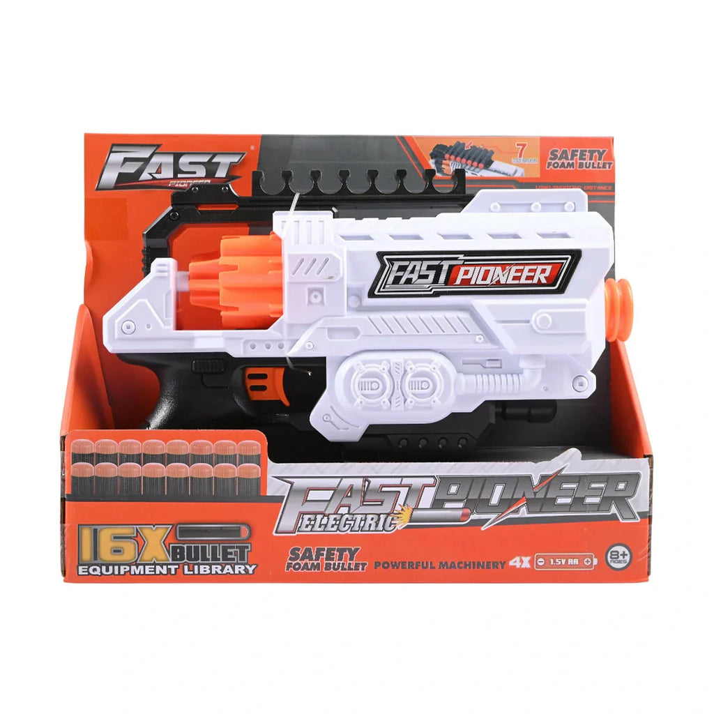 Picture of Fast Pioneer Electric Semi-Automatic Foam Dart Blaster Kit - by Raja Sahib Kids