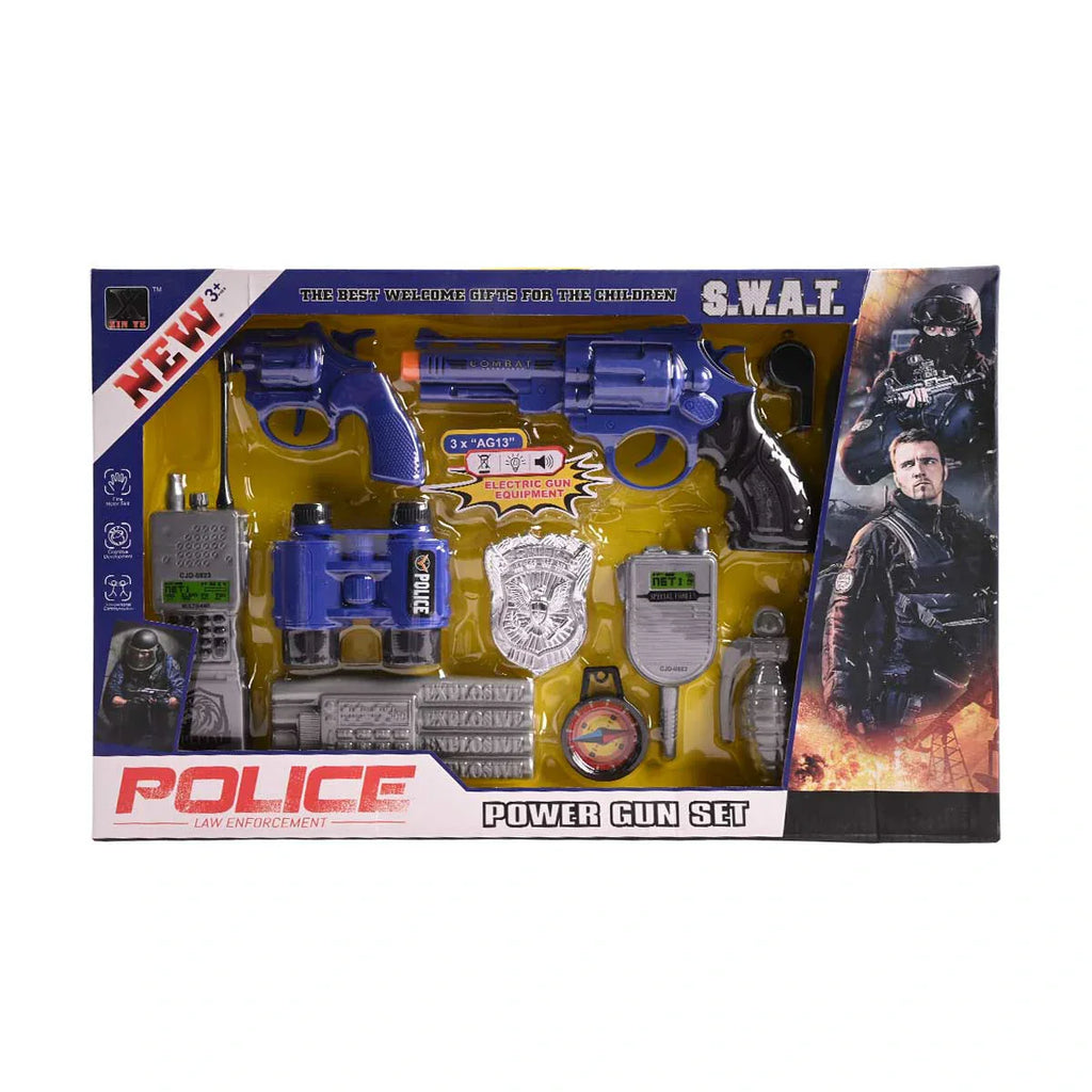 Picture of Police Law Enforcement S.W.A.T. Role-Play Power Gun Set Ages 3+ - by Raja Sahib Kids