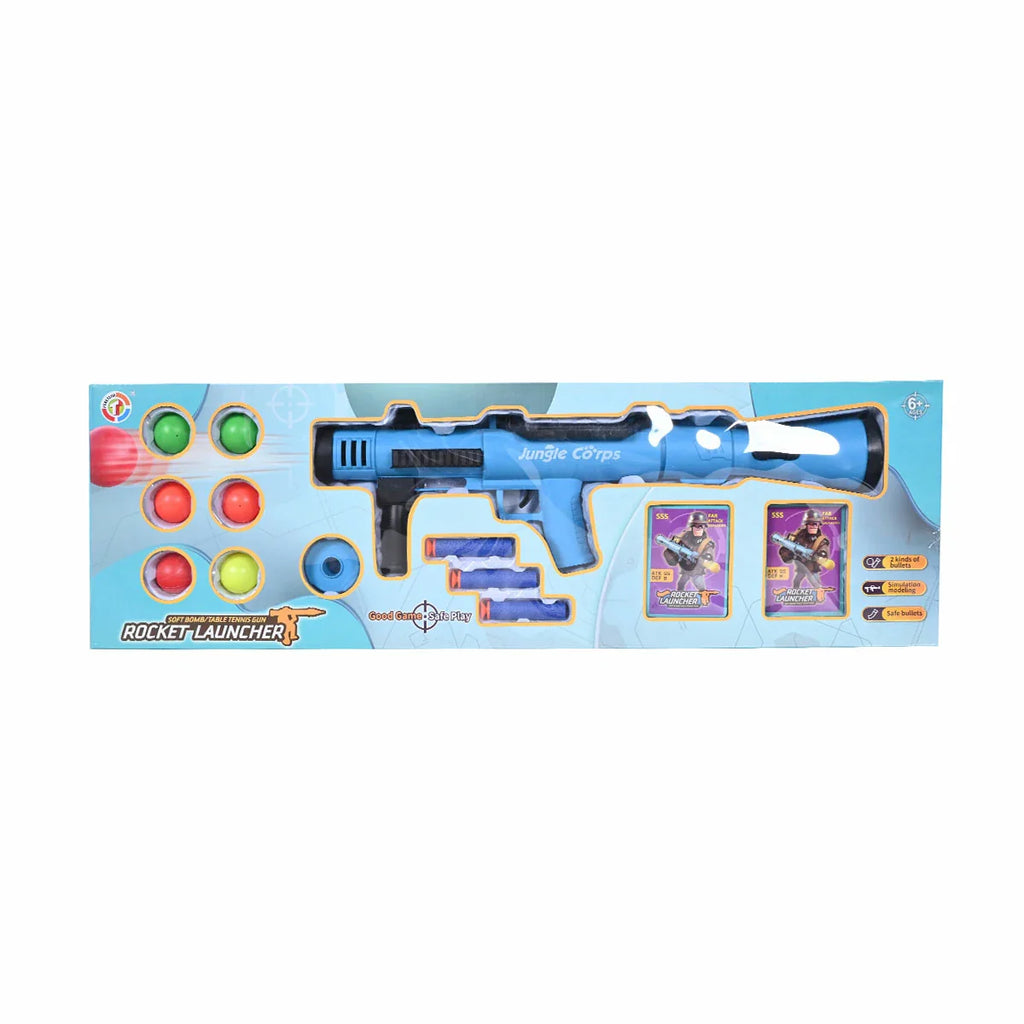 Picture of Rocket Launcher Gun With Balls & Arrows Toy For Kids - by Raja Sahib Kids