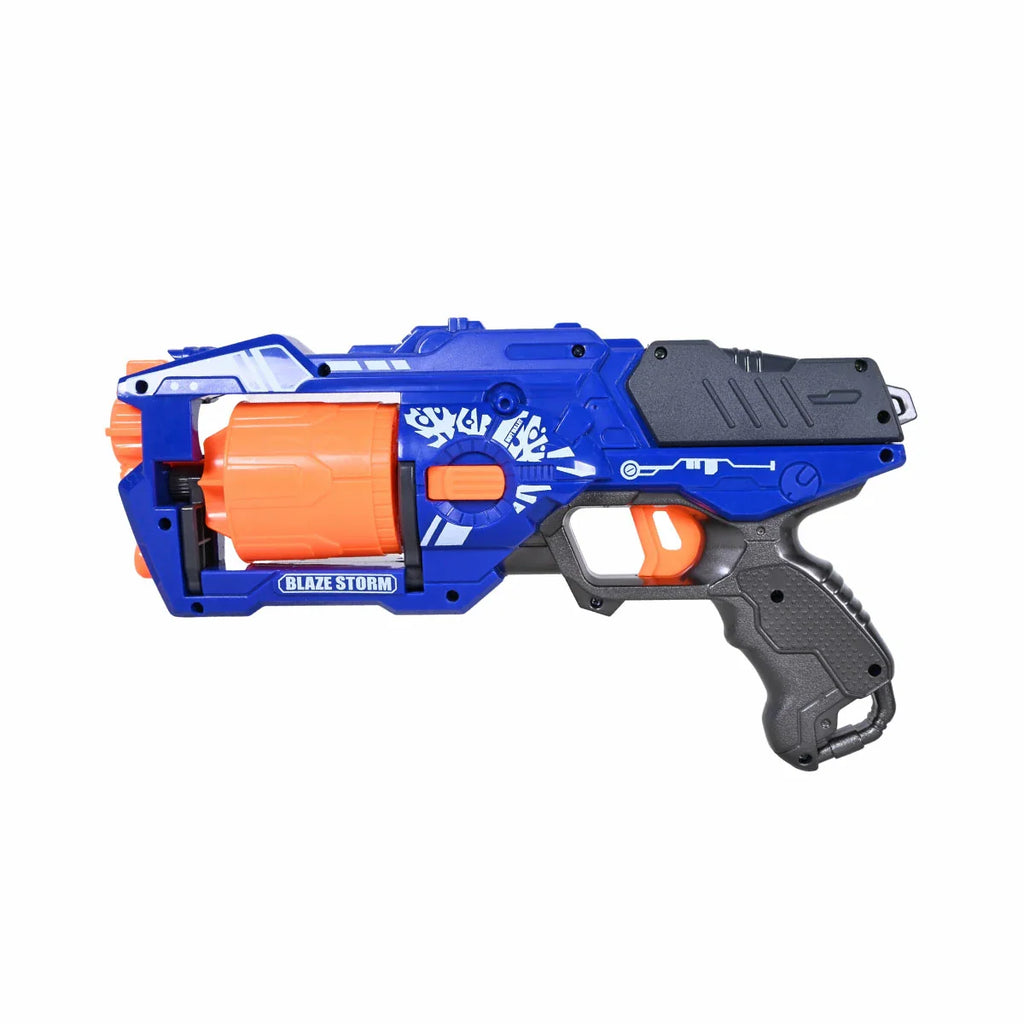 Picture of Blaze Storm Manual Revolver Dart Gun For Kids - by Raja Sahib Kids