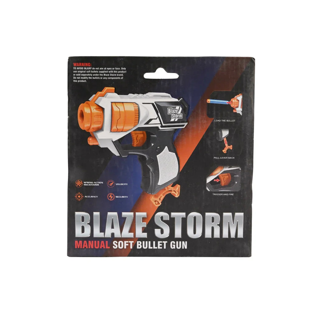 Picture of Blaze Storm Manual Soft Bullet Toy Blaster 5 Piece Set - by Raja Sahib Kids