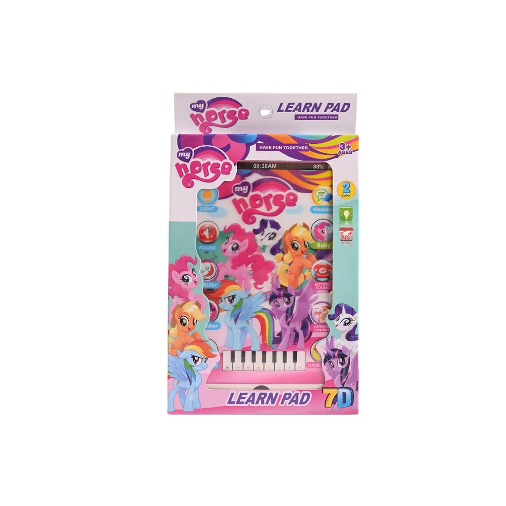 Picture of My Little Pony "My Horse" 7D Interactive Learn Pad with Music & Piano - by Raja Sahib Kids