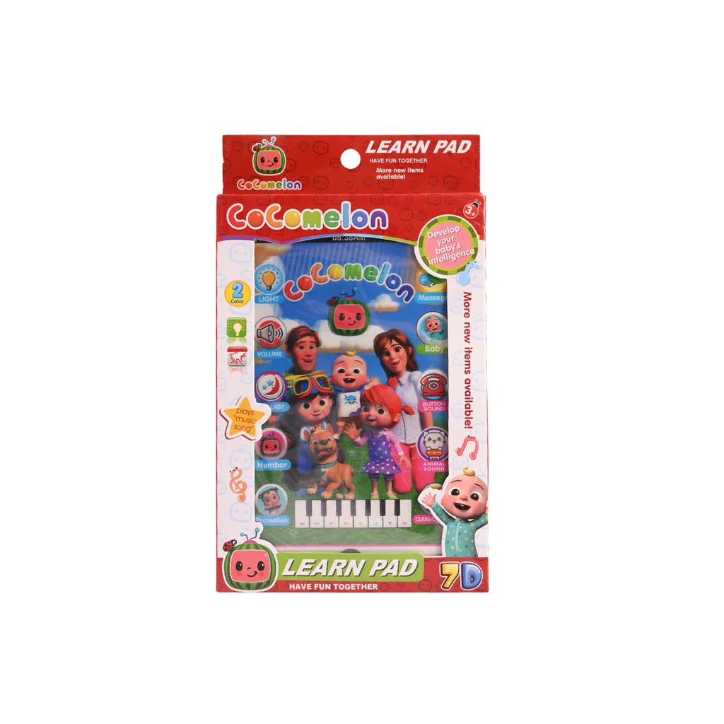 Picture of CoComelon 7D Learn Pad with Music, Lights, and Early Education Functions - by Raja Sahib Kids