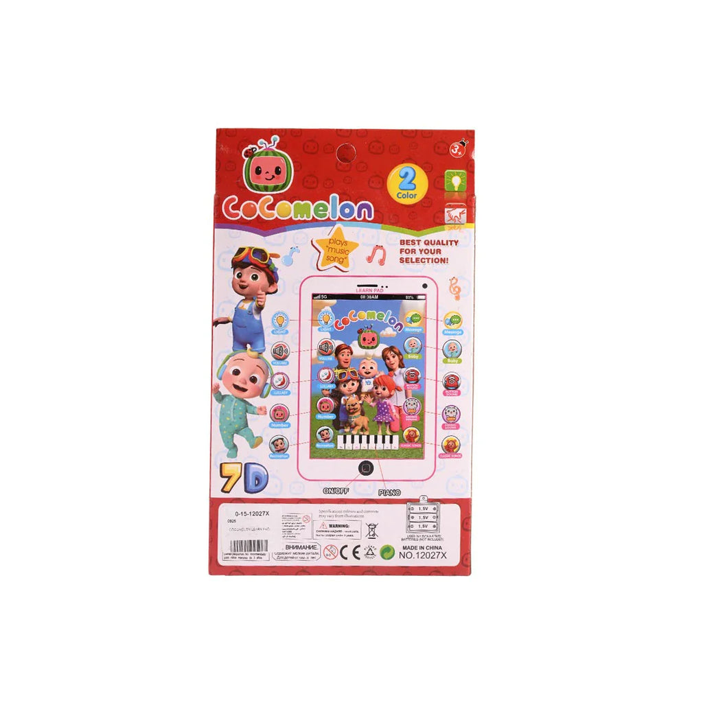 Picture of CoComelon 7D Learn Pad with Music, Lights, and Early Education Functions - by Raja Sahib Kids