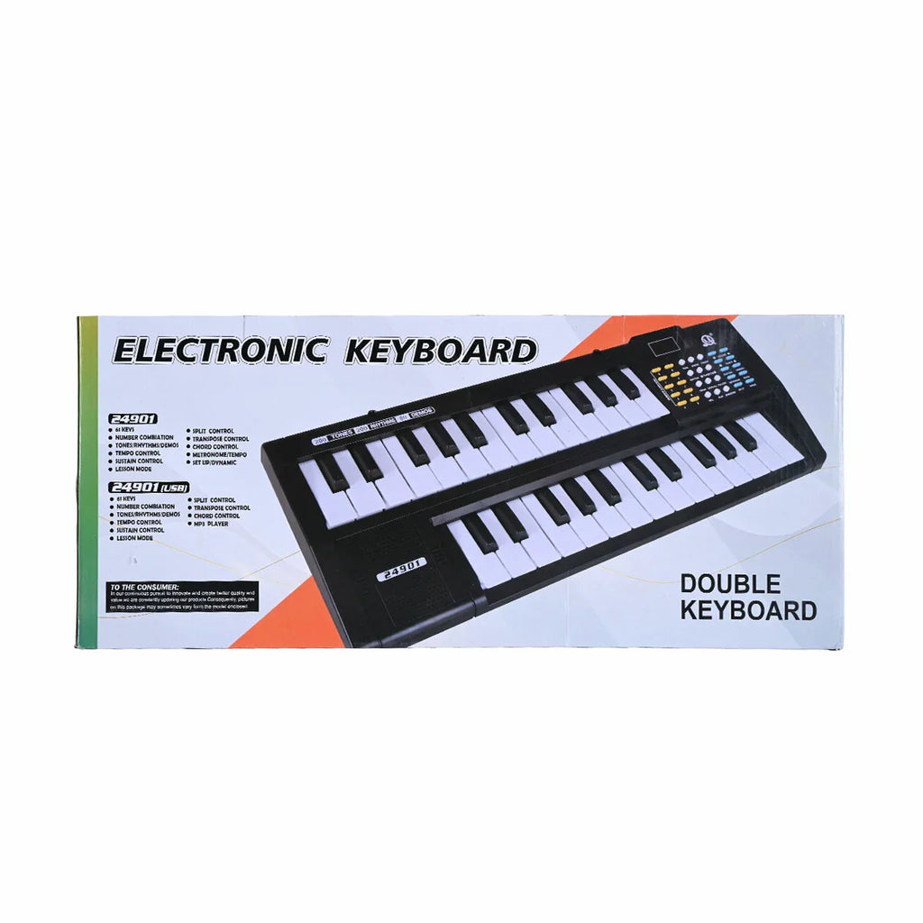 Picture of Electronic Double Keyboard Piano - by Raja Sahib Kids