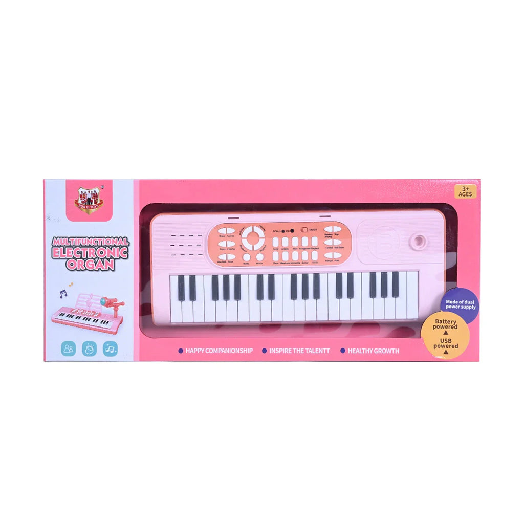 Picture of Electronic Musical Piano Keyboard With Microphone For Kids - by Raja Sahib Kids