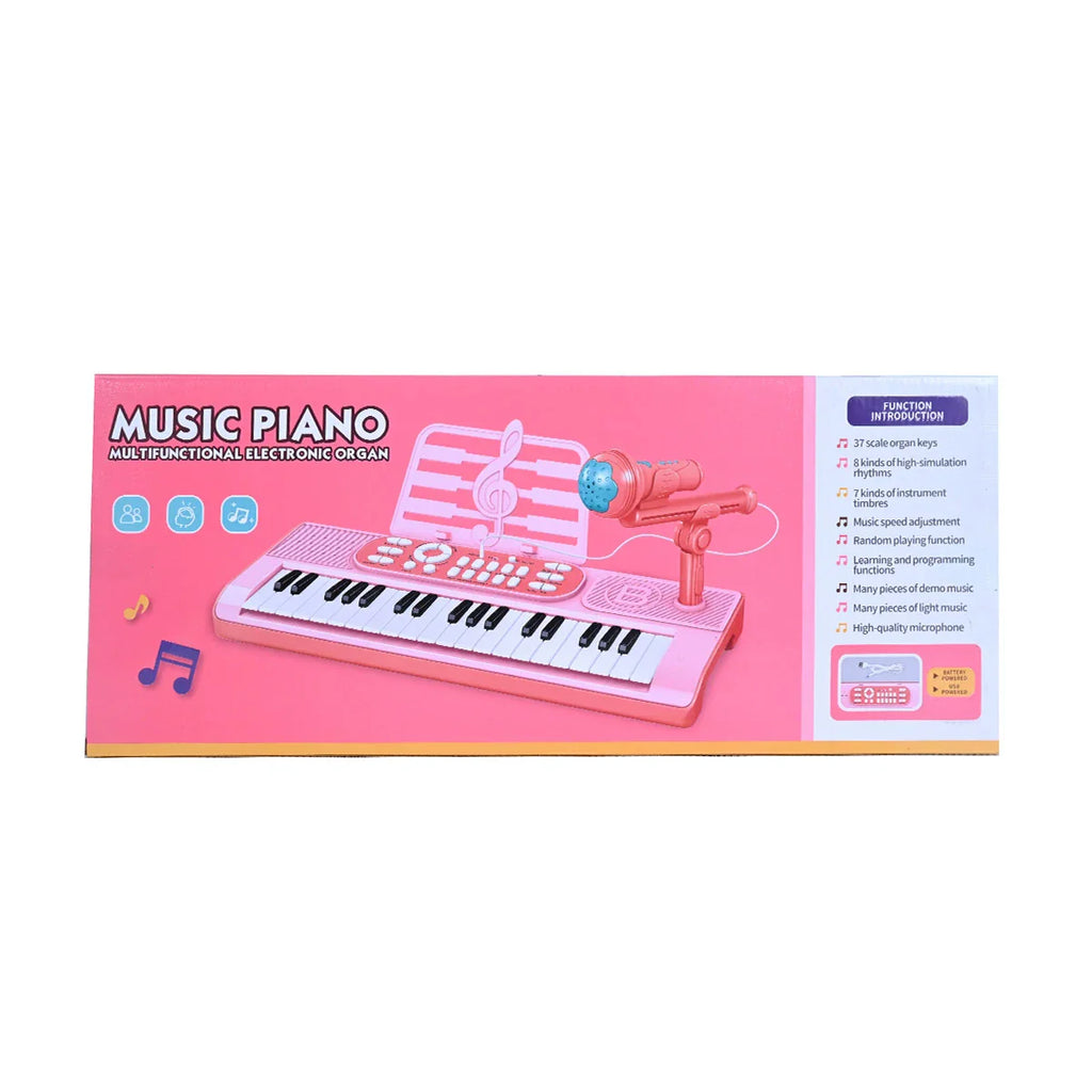 Picture of Electronic Musical Piano Keyboard With Microphone For Kids - by Raja Sahib Kids