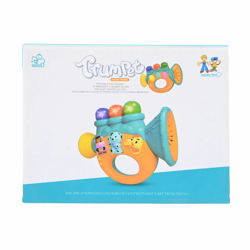 Picture of Jialegu Toys Musical Trumpet with Lights & Sounds (12+ Months) - by Raja Sahib Kids