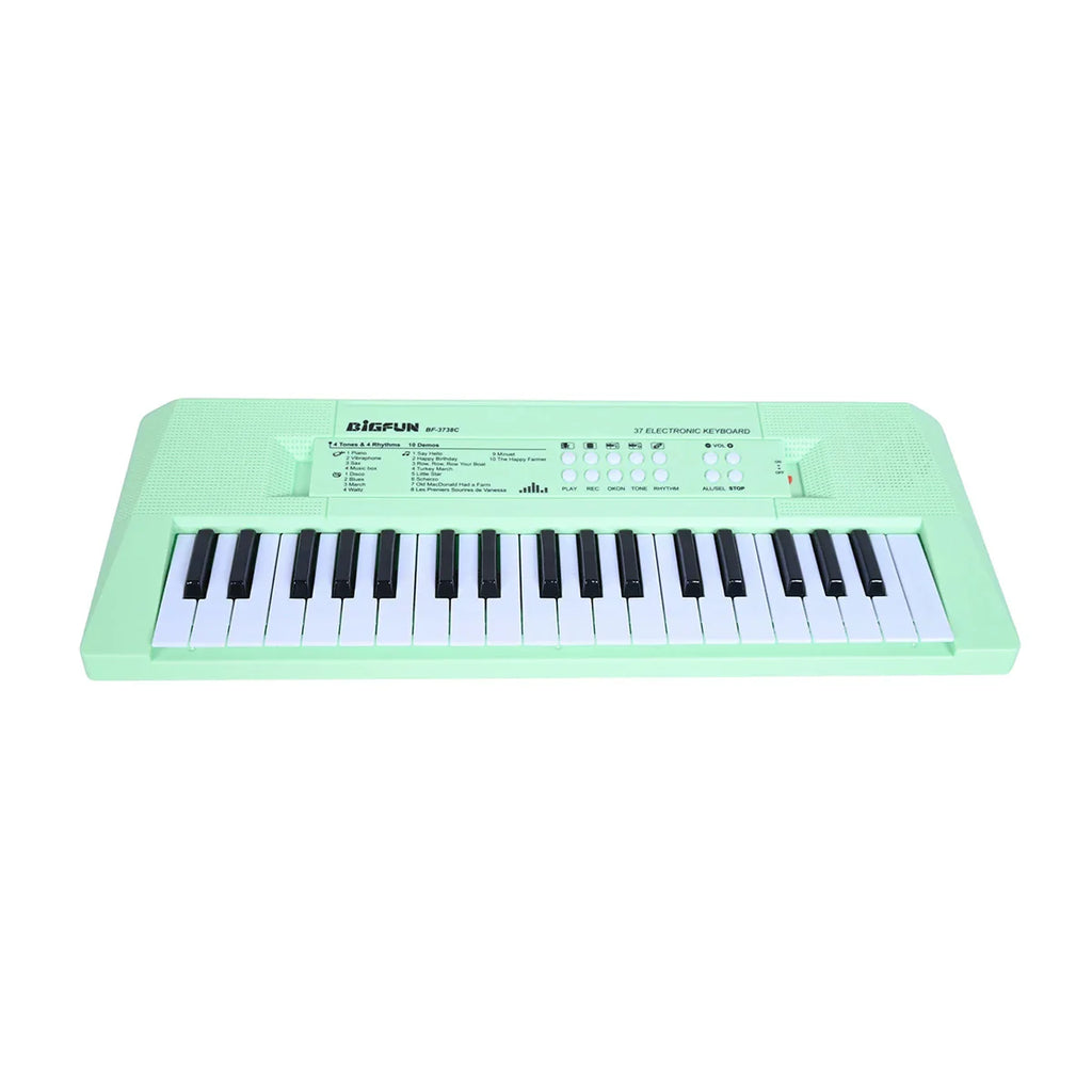 Picture of Bigfun 37 Keys Electronic Keyboard Piano Green - by Raja Sahib Kids