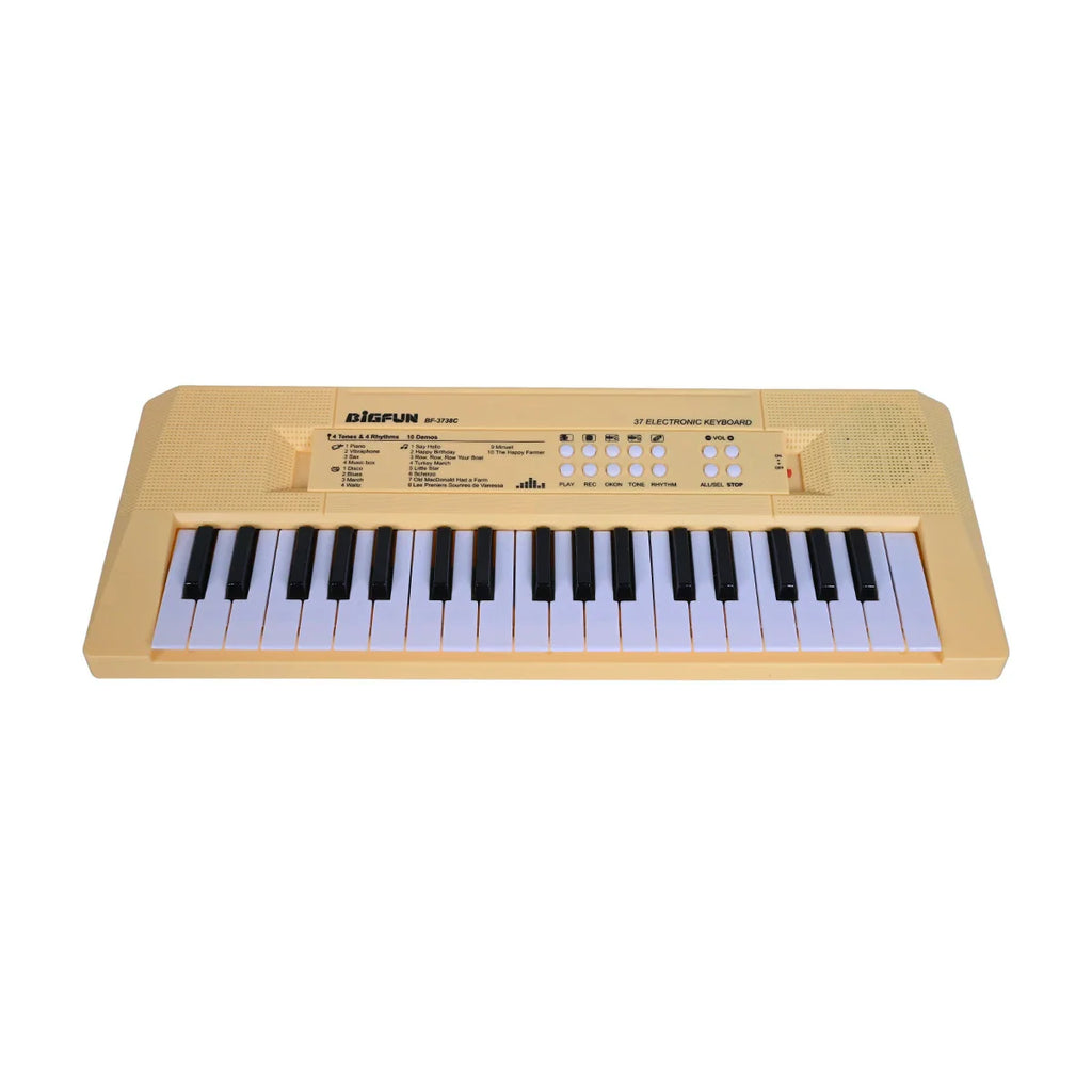 Picture of Bigfun 37 Keys Electronic Keyboard Piano Yellow - by Raja Sahib Kids