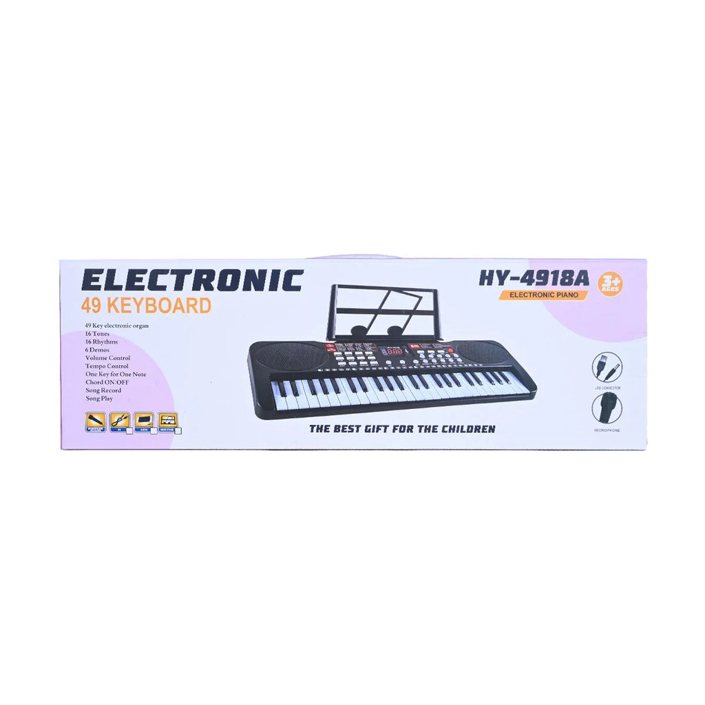 Picture of Electronic Musical Piano Keyboard With Microphone For Kids - by Raja Sahib Kids