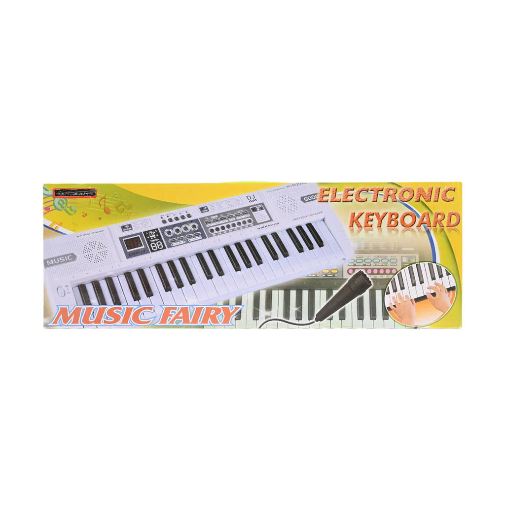 Picture of Music Fairy Electronic Keyboard Toy with Microphone and Lesson Mode - by Raja Sahib Kids