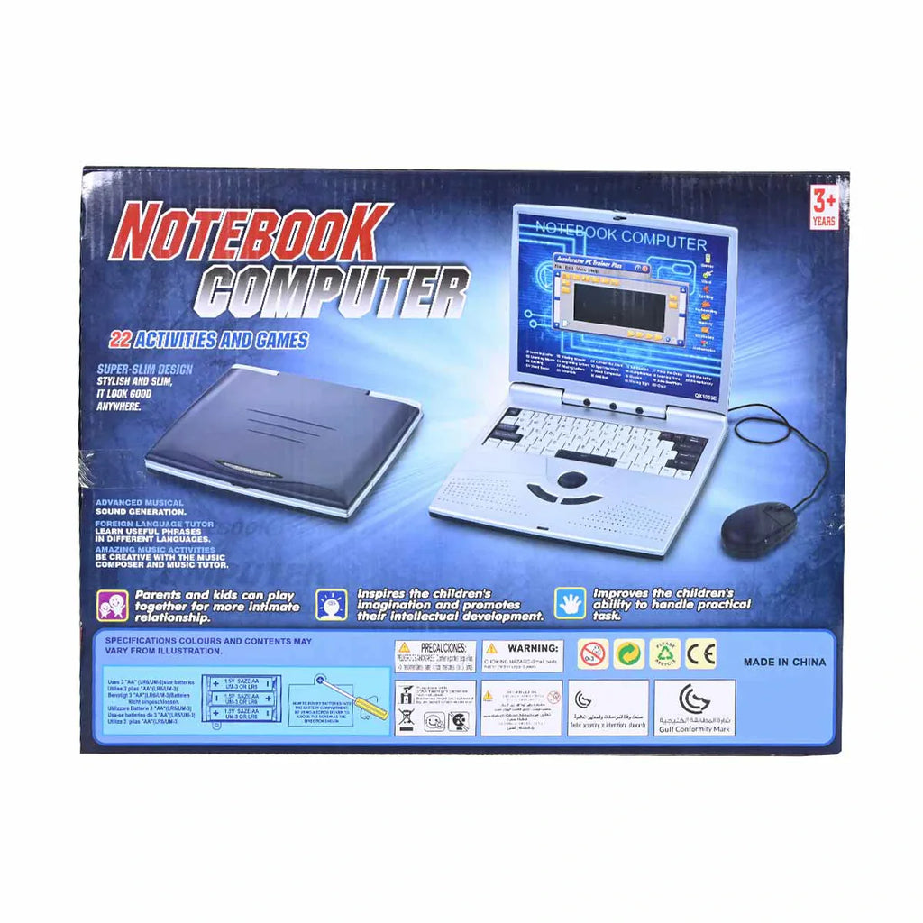 Picture of Educational Notebook Computer With 22 Activities & Games Laptop For Kids - by Raja Sahib Kids